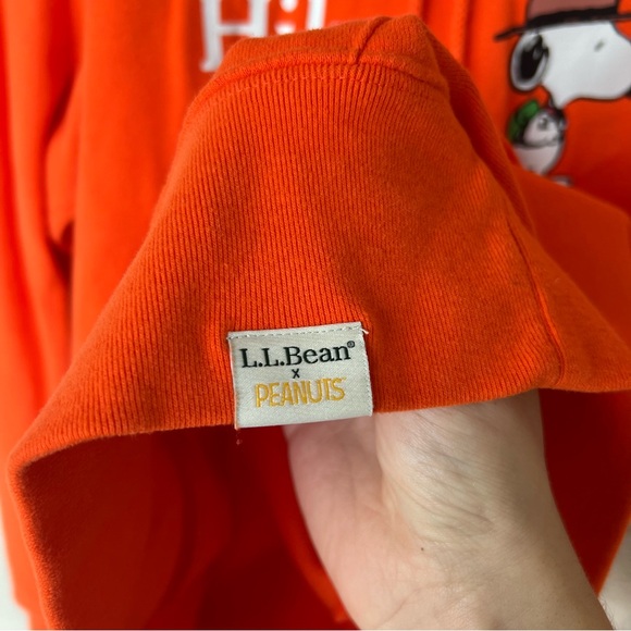 Limited Edition LL Bean x Peanuts Collab Hoodie Sweatshirt Snoopy - Picture 4 of 6